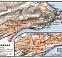 Santander town plan. Environs of Santander map, 1929