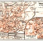 Pressburg (Bratislava) city map, 1913