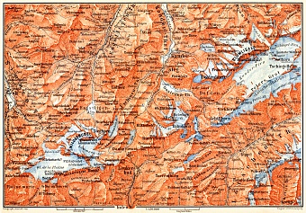 Kandersteg environs map, 1897