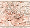 Chambéry city map, 1913