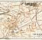 Fontainebleau city map, 1931