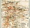 Marienbad (Mariánské Lázne) city map, 1913