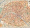 Paris city map, 1928
