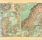 Denmark and Scandinavia Map (in Russian), 1910