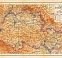 Map of Czechia and Moravia, 1913