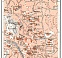 Bucharest (Bucureşti), central part map, 1911