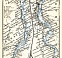 Volga River from Syzran to Kamyshin map, 1914