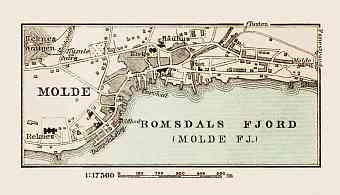 Molde town plan, 1931