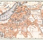 Göteborg (Gothenburg) city map, 1910