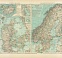Denmark and Scandinavia Map, 1905