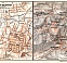 Wiener Neustadt city map, 1910