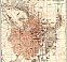 Wiesbaden city map, 1905