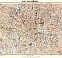 Brussels (Brussel, Bruxelles) city map, 1908