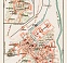 Biskra (بسكرة) city map, 1913