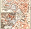 Toulon town plan. Map of the environs of Toulon, 1913