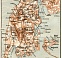 Lefkada (Leucas) isle map, 1908