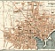 Catania city map, 1929