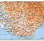 Riviera from Arles through Marseille to Nice map, 1913