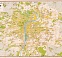 Prague (Praha) city map, 1944