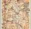 Ghent (Gent), central part map, 1904