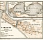 Taranto, city map. Environs of Taranto map, 1912