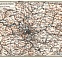 Paris farther environs (Banlieue de Paris) map, 1909