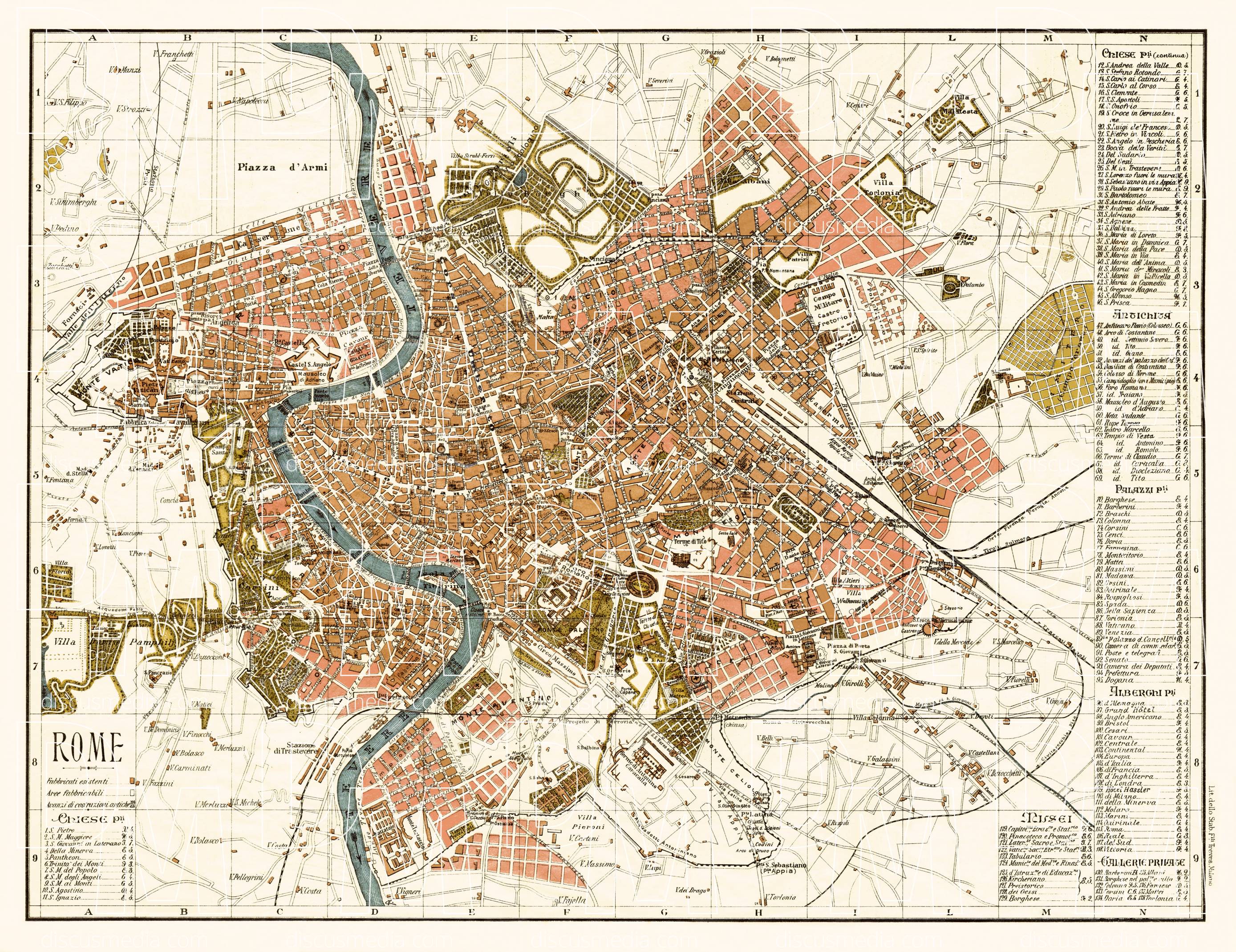 old-map-of-rome-in-1904-buy-vintage-map-replica-poster-print-or-download-picture