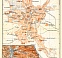 Perugia city map, Perugia environs map, 1898