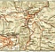 Bad Ischl (Ischl) and environs, map, 1913