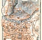 Grenoble city map, 1900