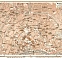 Moscow (Москва, Moskva) central part map, 1914