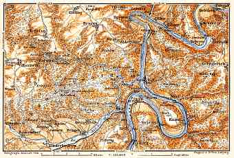 Alf, Bertrich and Kondelwald district map, 1905