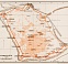 Famagusta (Αμμόχωστος, Ammochostos, Gazimağusa) city map, 1914