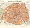 Paris city map (New Plan of Paris), 1912