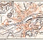 Fredrikshald (Halden) town plan. Environs of Fredrikshald, 1911