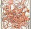 Limoges city map, 1885