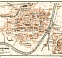 Carcassonne city map, 1902