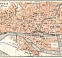 Nantes city map, 1909