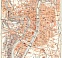 Lyon city map, 1913