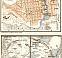 Tammerfors (Таммерфорсъ, Tampere) city map, 1914. Environs of Tammerfors