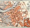 Linz city map with map inset of Pöstlingberg, 1911