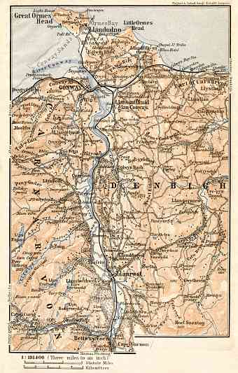 Valley of Convay map, 1906