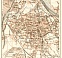 Augsburg city map, 1906