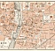 Angers city map, 1909