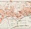 Algiers (الجزائر‎, al-Jazā’er) city map, 1913