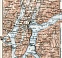 Lugano and environs map, 1909