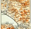 Sestri Levante and environs map, 1908