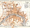 Pisa city map, 1898