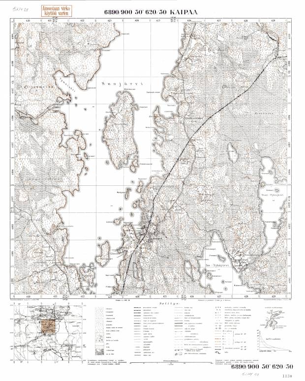 Kaipa. Kaipaa. Topografikartta 521401. Topographic map from 1939. Use the zooming tool to explore in higher level of detail. Obtain as a quality print or high resolution image