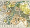Lyon city map, 1918